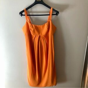 Msiamo silk orange dress